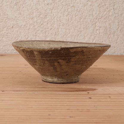 [ てしま島苑 ] 島茶わん   ひまわり釉