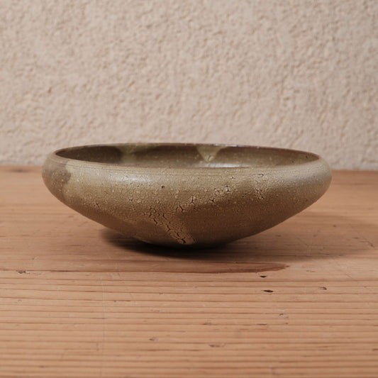 [ てしま島苑 ] 中ドラ鉢   ひまわり釉