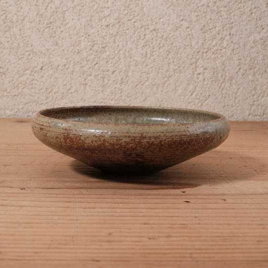 [ てしま島苑 ] 中ドラ鉢   香川本鷹唐辛子釉