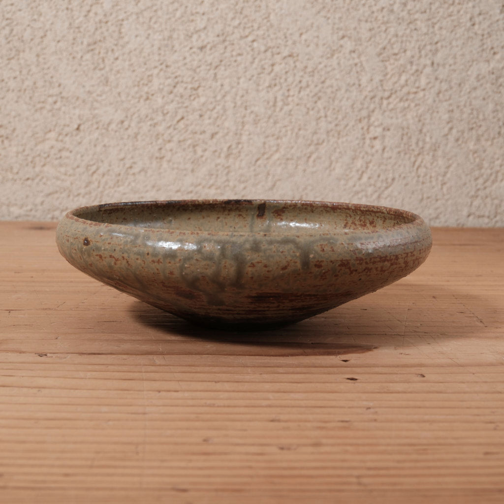 [ てしま島苑 ] 中ドラ鉢   香川本鷹唐辛子釉