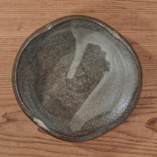 [ てしま島苑 ] 花ドラ鉢  4辺 ひまわり釉