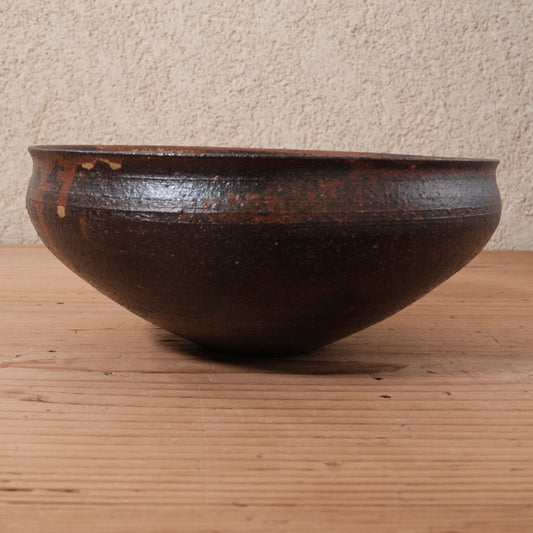 [ てしま島苑 ] フチドラ鉢 背高泡立草釉