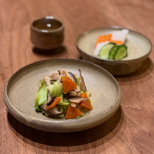 [ てしま島苑 ] 丸平皿 とびかんな ひまわり釉