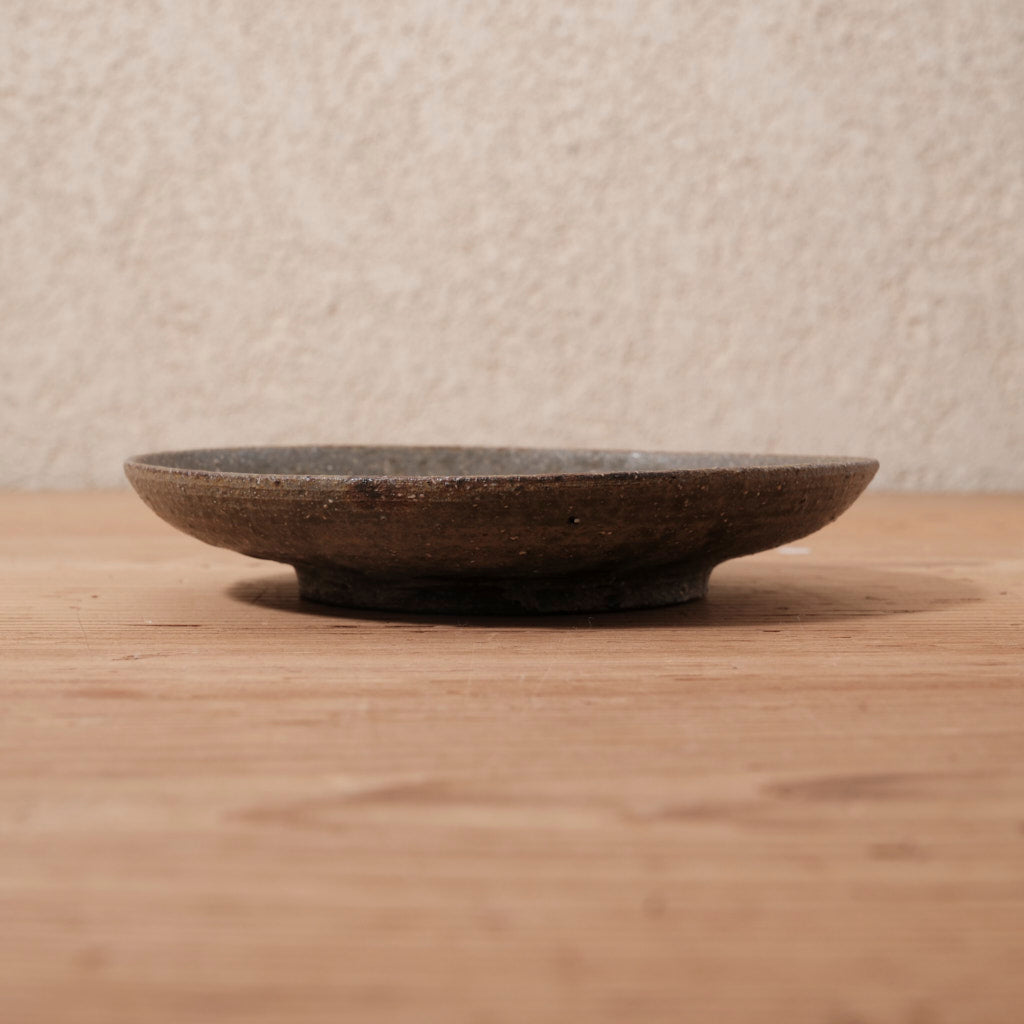 [ てしま島苑 ] 銘々皿 空豆釉