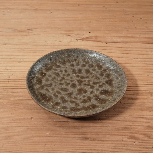 [ てしま島苑 ] 銘々皿 空豆釉