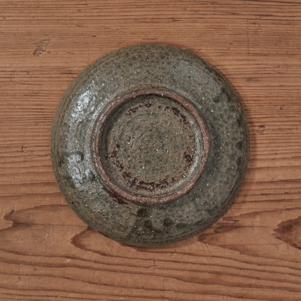 [ てしま島苑 ] 銘々皿 空豆釉