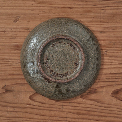 [ てしま島苑 ] 銘々皿 空豆釉