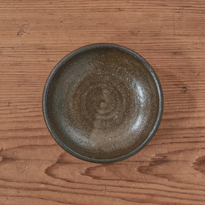 [ てしま島苑 ] 高高台皿（小） 香川本鷹唐辛子釉