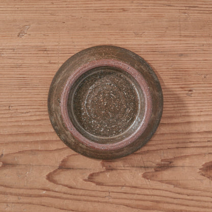 [ てしま島苑 ] 高高台皿（小） 香川本鷹唐辛子釉