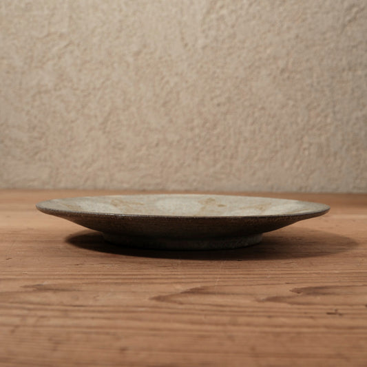 [ てしま島苑 ] 絵皿「たんぽぽ」 中 ひまわり釉