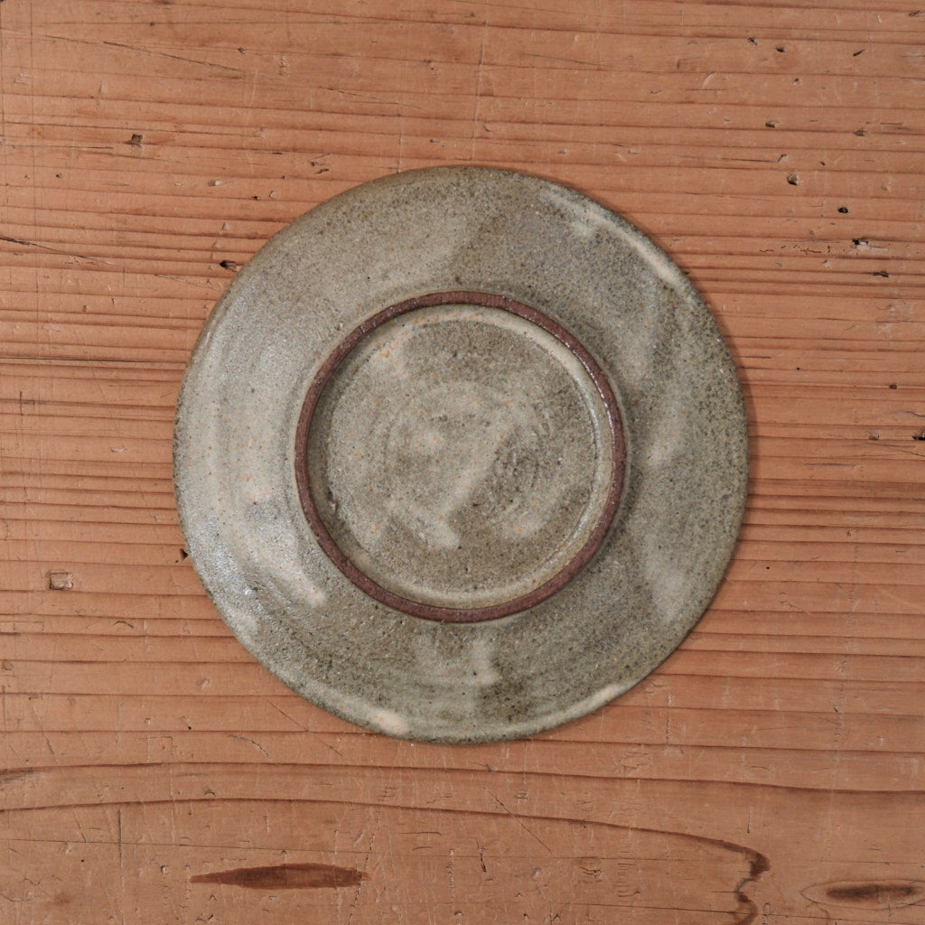 [ てしま島苑 ] 絵皿「たんぽぽ」 中 ひまわり釉