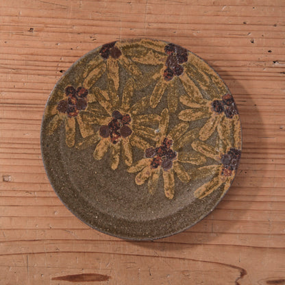 [ てしま島苑 ] 絵皿「やまもも」 中 香川本鷹唐辛子釉