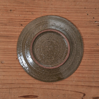 [ てしま島苑 ] 絵皿「やまもも」 中 香川本鷹唐辛子釉