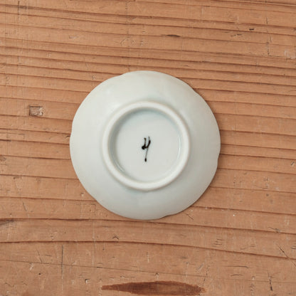 [ 柳川 謙治 ] 染付 唐子 豆皿