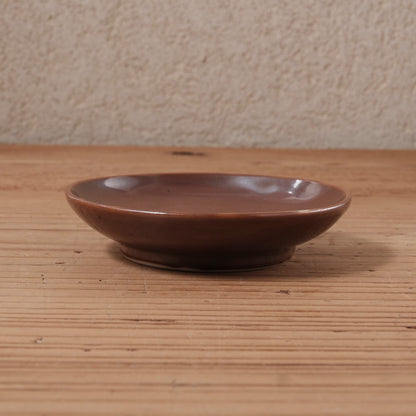 [ 柳川 謙治 ] 染付 吸坂手波千鳥 豆皿