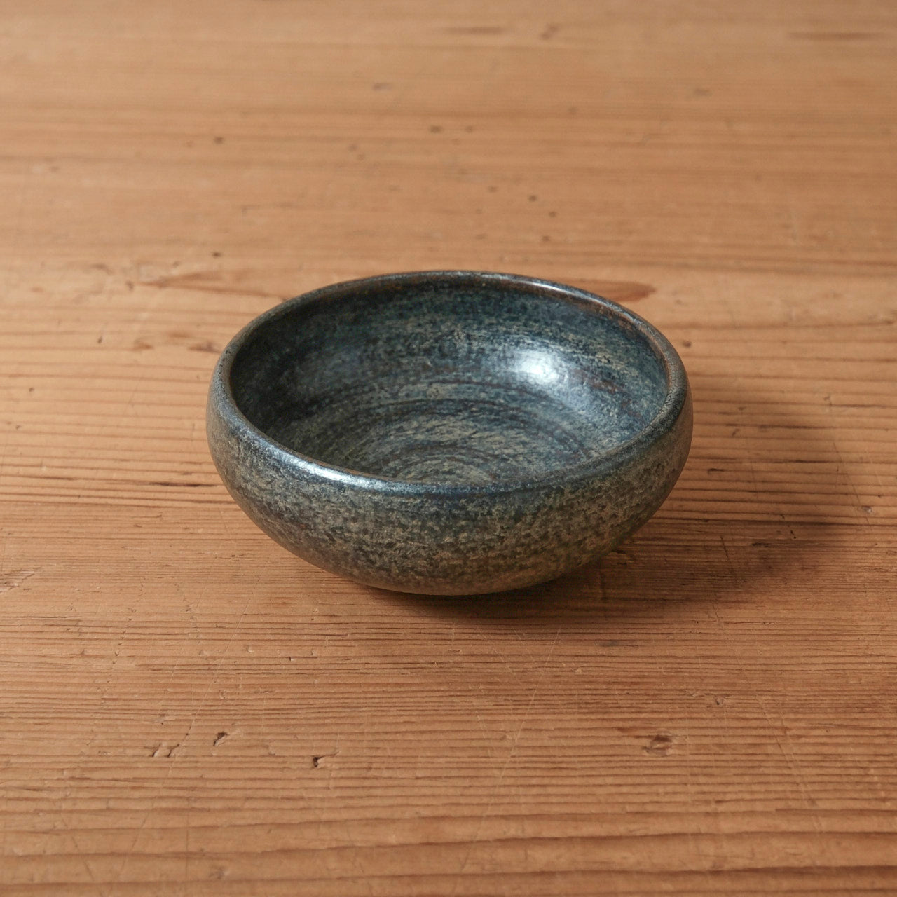 [ 出口 結莉 ] 陶胎漆器 小鉢-青