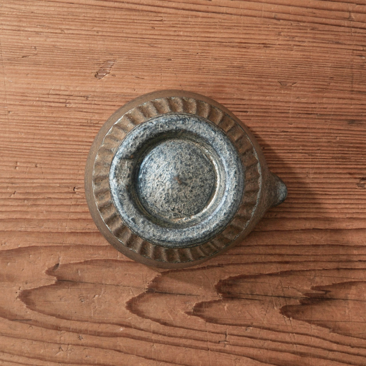 [ 出口 結莉 ] 陶胎漆器 片口-青