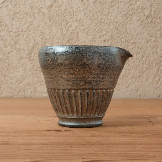 [ 出口 結莉 ] 陶胎漆器 片口-青