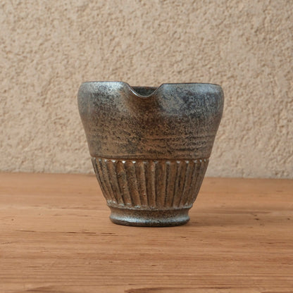 [ 出口 結莉 ] 陶胎漆器 片口-青