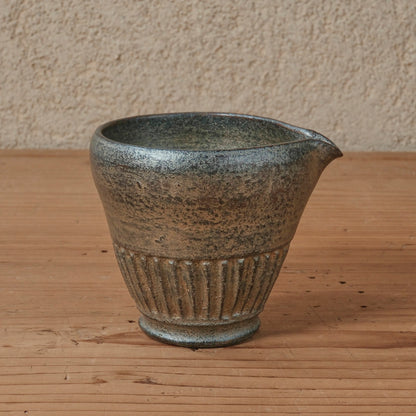 [ 出口 結莉 ] 陶胎漆器 片口-青