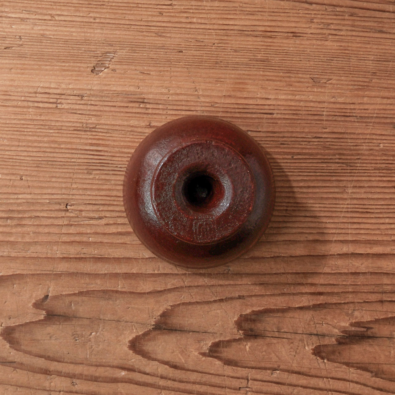 [ 出口 結莉 ] 陶胎漆器 足付き盃-朱